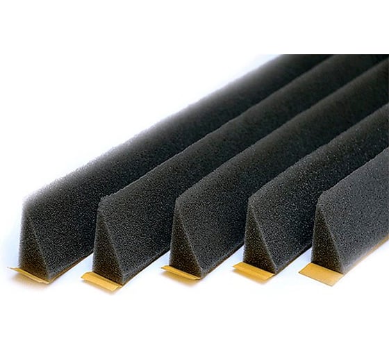Изображение товара Уплотнитель клиновидный РуфИзол самоклеящийся, ППУ поролон, 30 мм х 50 мм, 1 м, 200 шт. УКс3050х1В_ВИ