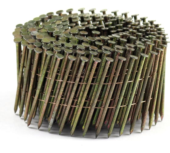 Изображение товара Гвоздь барабанный СПГФ 88*3.1 Ершеный Цинк Хром 1350 шт. ГБ_088*3.1_Ер_ЦнХр_СПГФ