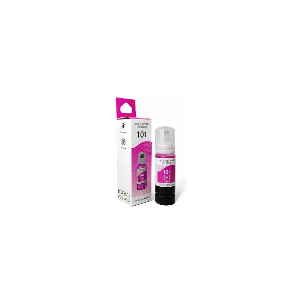 Изображение товара Чернила NV Print NVP 101, для Epson L4150, 70 мл, Magenta, в коробке, совместимые NV-C13T03V34A