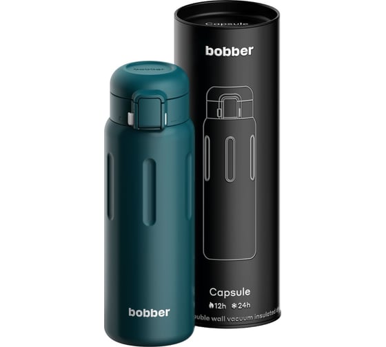 Изображение товара Термос питьевой, вакуумный, бытовой BOBBER 0.5 л Capsule-500 Deep Teal