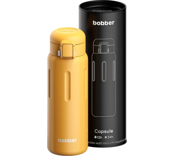 Изображение товара Термос питьевой, вакуумный, бытовой BOBBER 0.5 л Capsule-500 Ginger Tonic