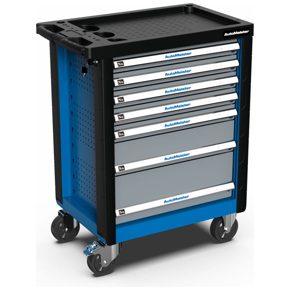 Изображение товара Тележка инструментальная AutoMeister 7 ящиков 218 предметов с набором