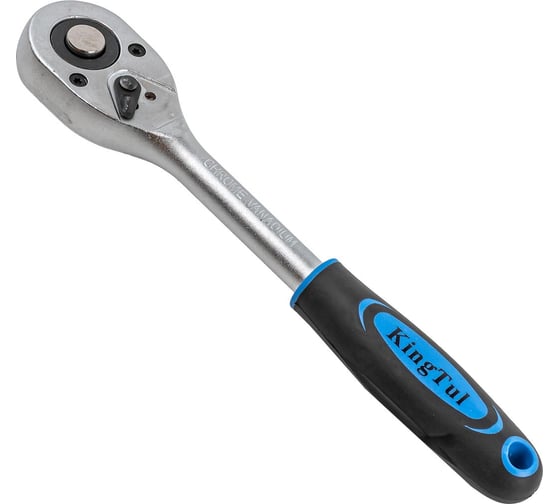 Изображение товара Трещотка реверсивная KingTul с резиновой ручкой 1/2''(L-240мм, 24зуб) KT-80245(52677)