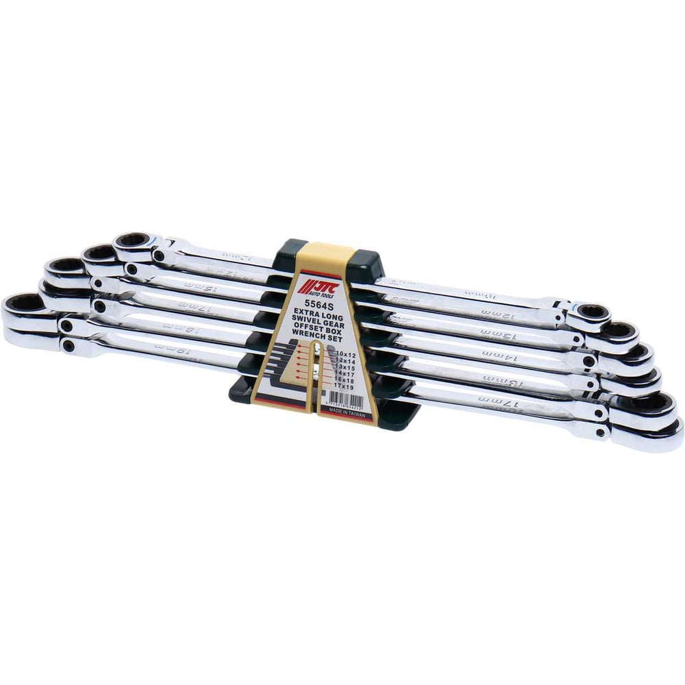 Изображение товара Удлинённый набор накидных головок JTC-5564S с трещоткой