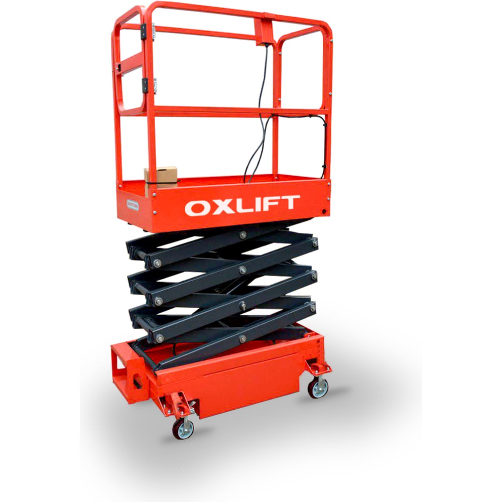 Изображение товара Несамоходный подъемник ножничного типа OXLIFT QX-030-030 DC с питанием от аккумулятора, 3000 мм, 300 кг 792910