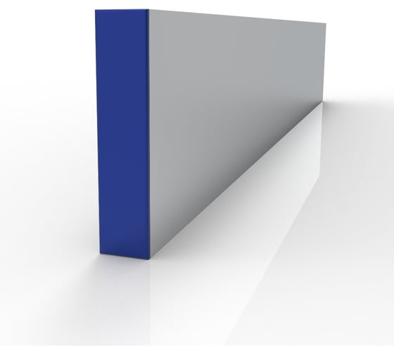 Изображение товара Правило алюминиевое прямоугольное для полусухой стяжки ДИАЛ 2500x80x18мм 4687206278318