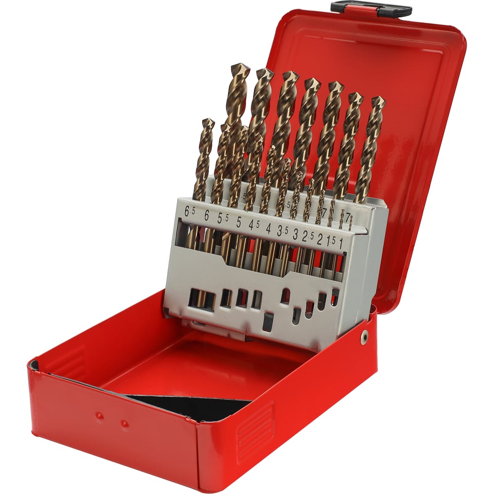 Изображение товара Набор сверл по металлу H-Tools Pro 19 шт, 1-10 мм