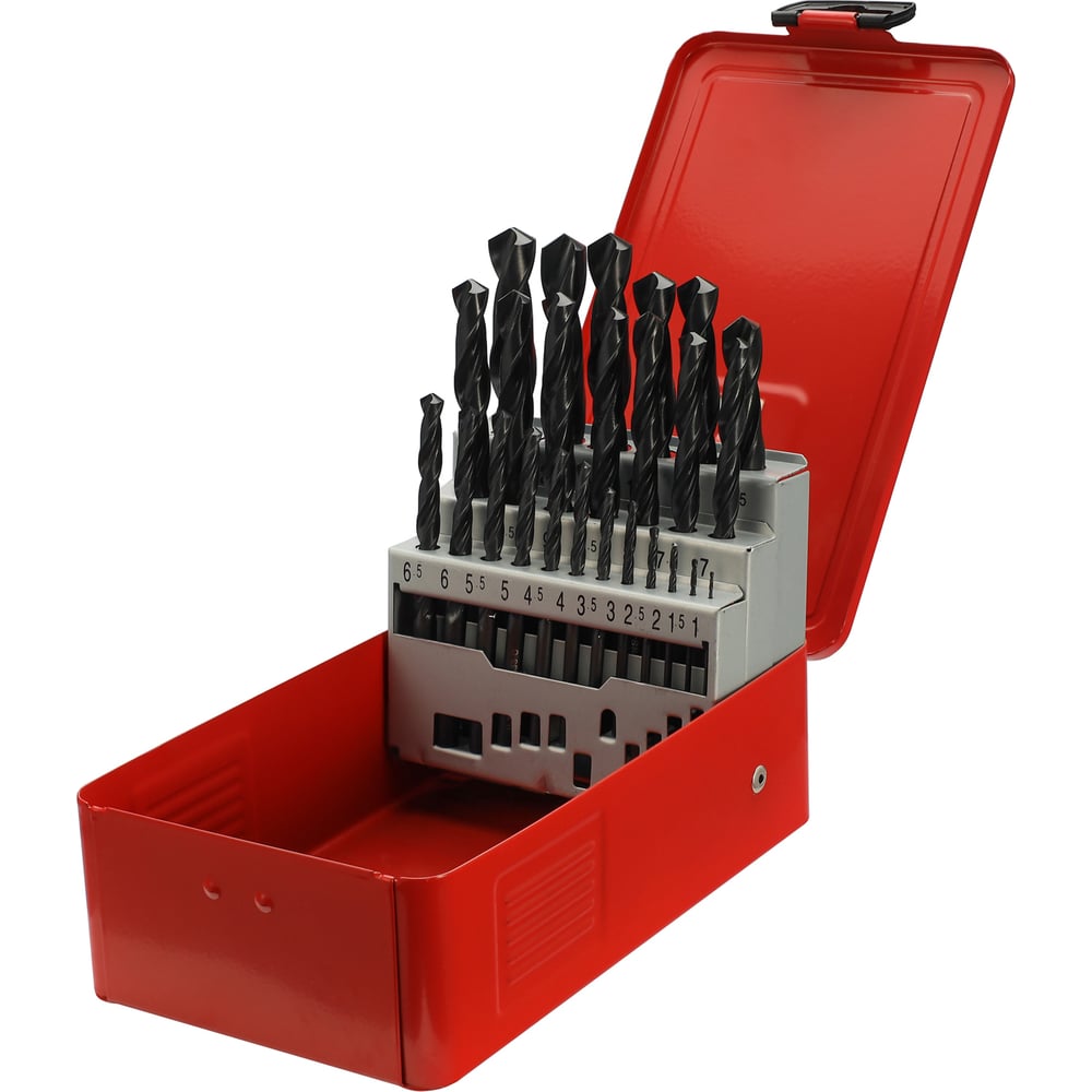 Изображение товара Набор сверл по металлу H-Tools Pro 1-13 мм, 25 шт, HSS-R