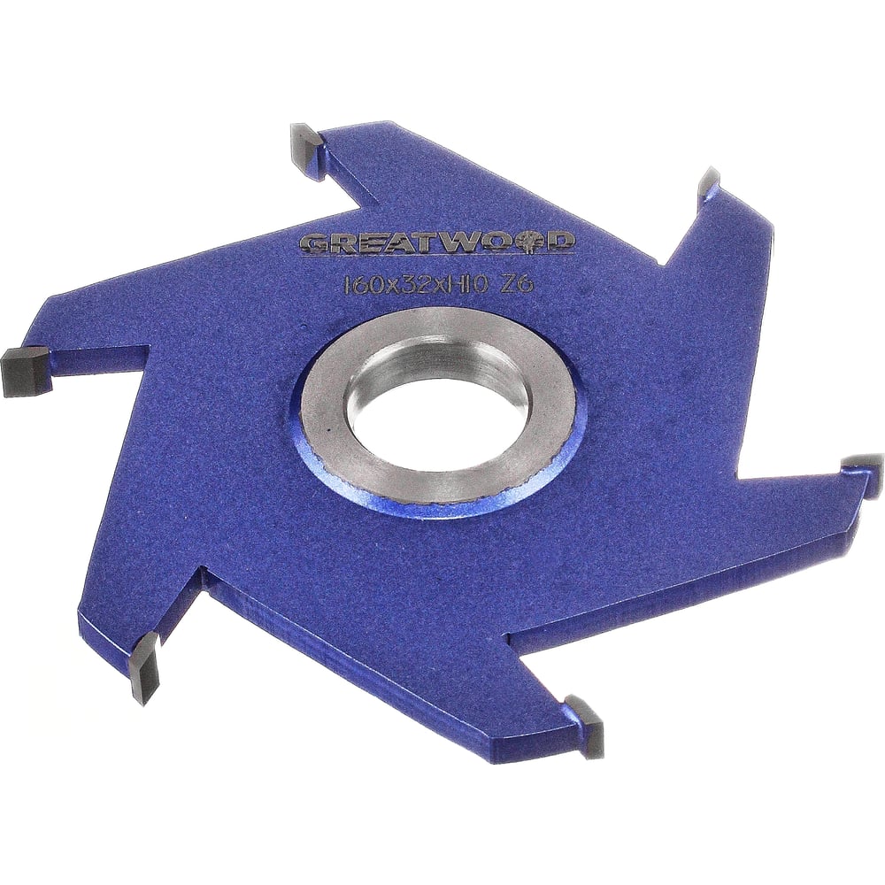 Изображение товара Фреза пазовая напайная Greatwood HW 160 32 10 z6 для точной обработки дерева