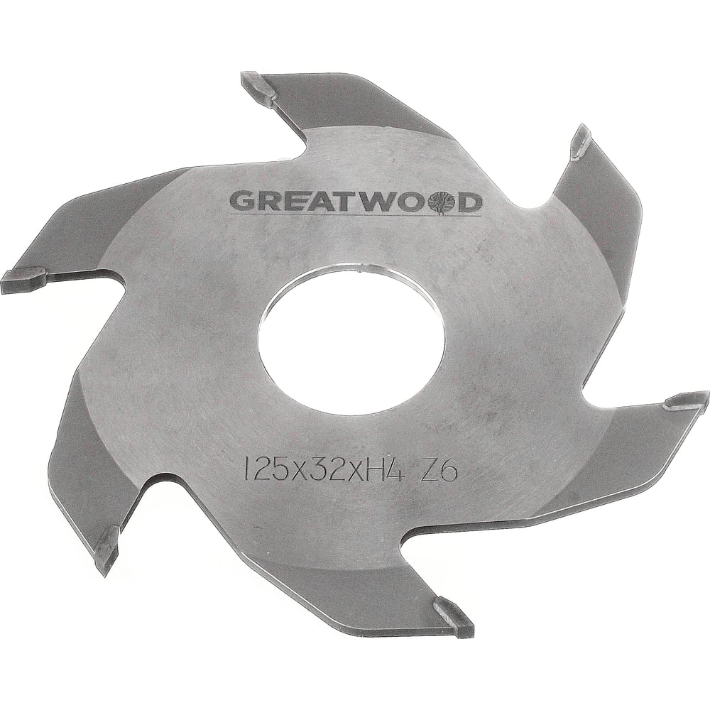 Изображение товара Фреза пазовая напайная Greatwood HW 125 32 4 z6 для фрезера