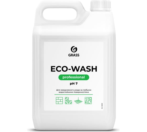 Изображение товара Универсальное низкопенное моющее средство Grass Eco-Wash канистра 5кг 126030