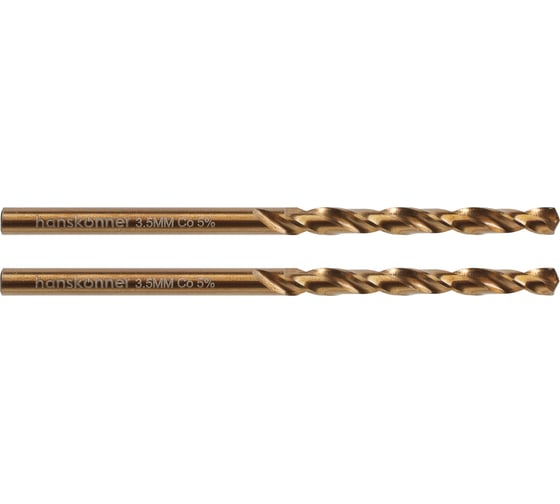 Изображение товара Сверло по металлу Hanskonner COBALT 3,5x70мм H1055-M035-70