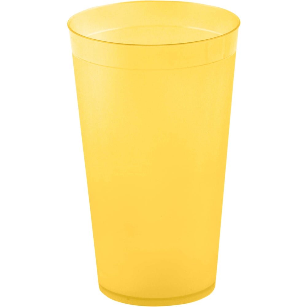 Изображение товара Стакан Полимербыт Summer time 0.4 л высокий круглый из пластика для сока