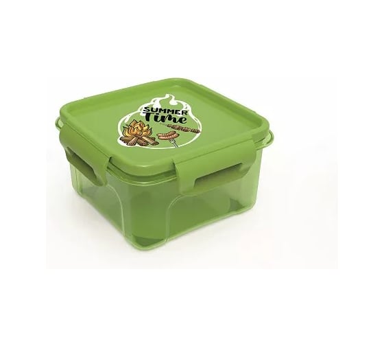 Изображение товара Контейнер квадратный Полимербыт Summer time 0.6 л 435711800
