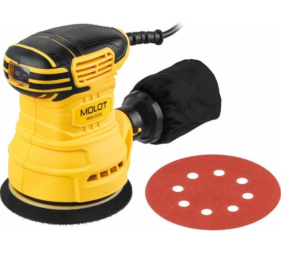 Изображение товара Эксцентриковая шлифмашина MOLOT MRS 1230 в коробке 1335778
