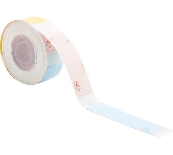 Изображение товара Этикетка для термопринтера Solution Print D30, размер 14х50, 130 шт., хомячки (3 дизайна) 330917