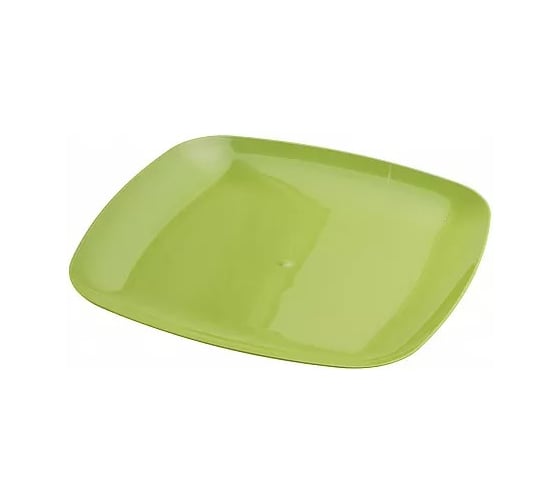 Изображение товара Тарелка квадратная Полимербыт Summer time 240x240 мм 433521800