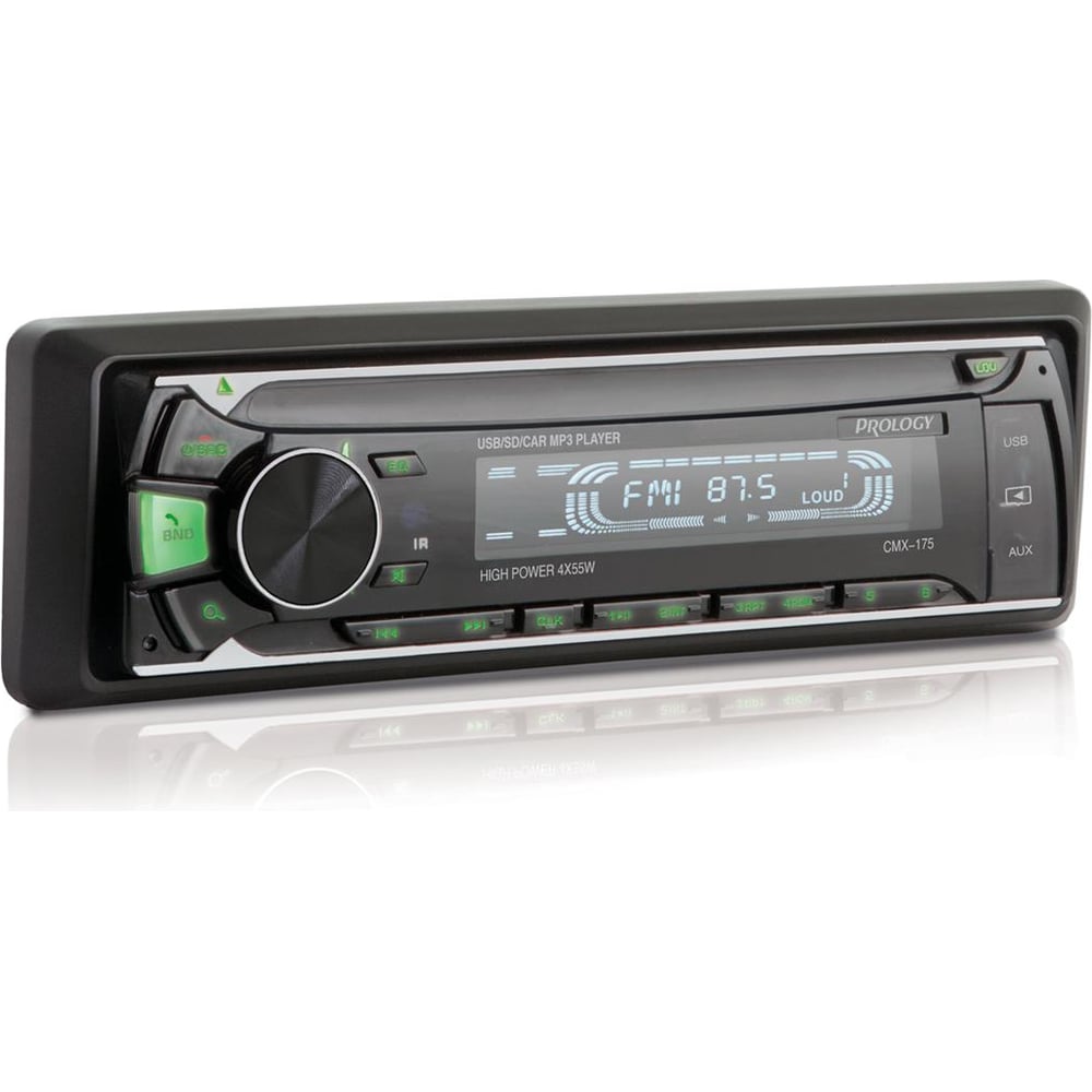 Автомагнитола PROLOGY автомагнитола aura mp3 wma amh 204bt bluetooth 2xusb micro sd flac зелёная