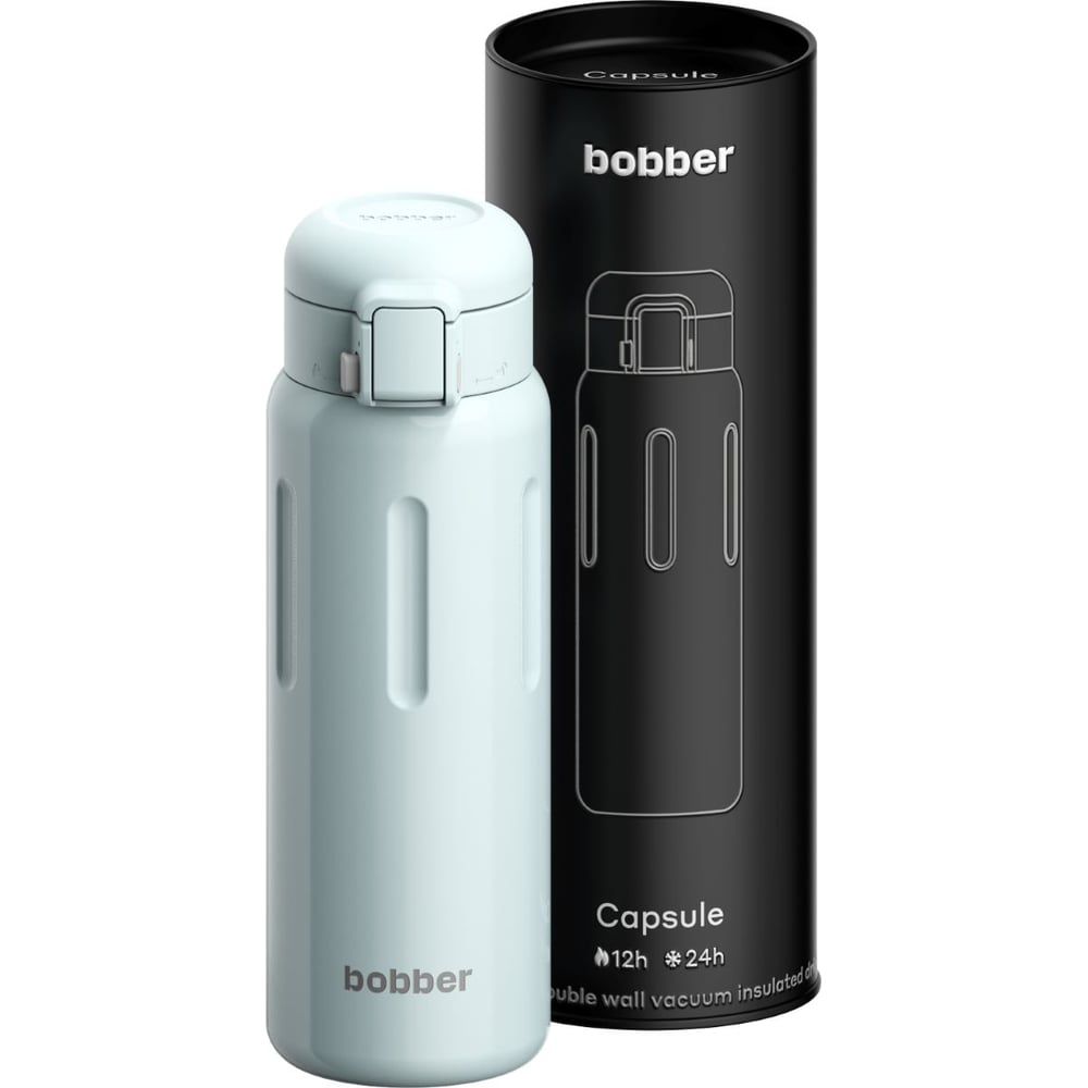 Изображение товара Термос питьевой вакуумный BOBBER Capsule 0.5 л Light Blue, термокружка