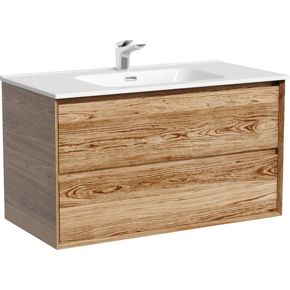 Изображение товара Подвесная тумба Sancos Marmi 2.0 890x445x520 с ящиками дуб чарльстон