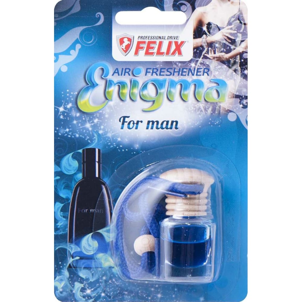 Подвесной ароматизатор для мужчин FELIX ароматизатор в авто пусть все дороги аромат мужской парфюм