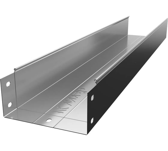 Изображение товара Лоток неперфорированный замковый оцинкованный CABLIDERTRAYS ЛМЗ-400х100-1,5-3000