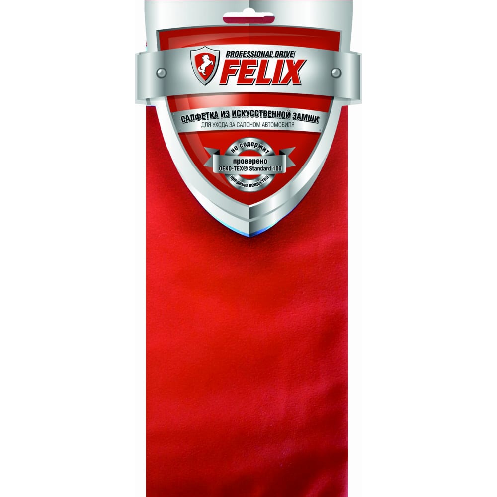 Салфетка для салона автомобиля FELIX чернитель восстановитель блеска резины felix