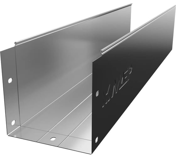Изображение товара Лоток неперфорированный замковый оцинкованный CABLIDERTRAYS ЛМЗ-400х200-1,0-3000