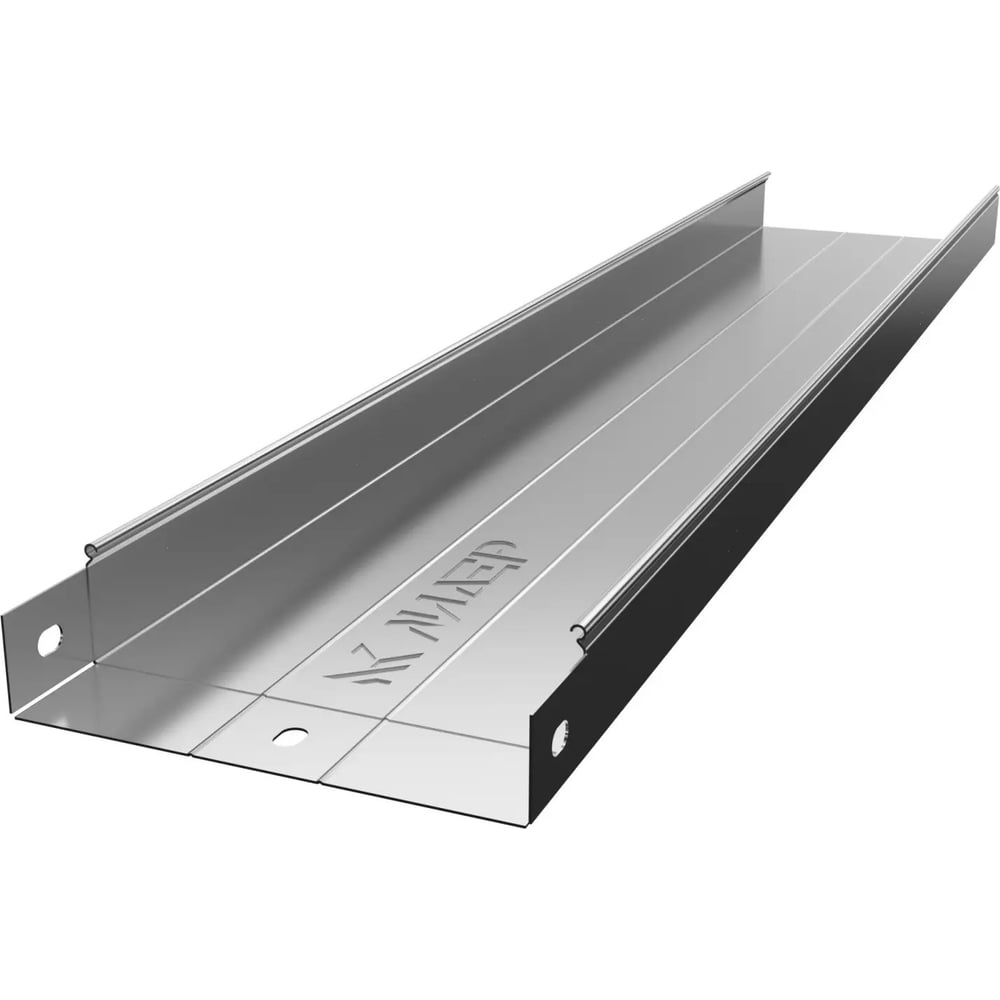 Изображение товара Лоток неперфорированный замковый оцинкованный CABLIDERTRAYS ЛМЗ-400х50-0,7-3000