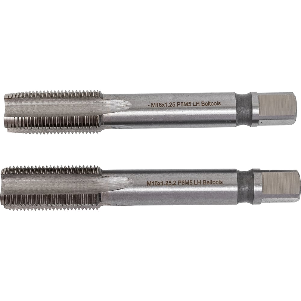 Изображение товара Метчик М16х1,25 машинно-ручной Р6М5 левый 2шт компл. исп2 Beltools ri.115.1470