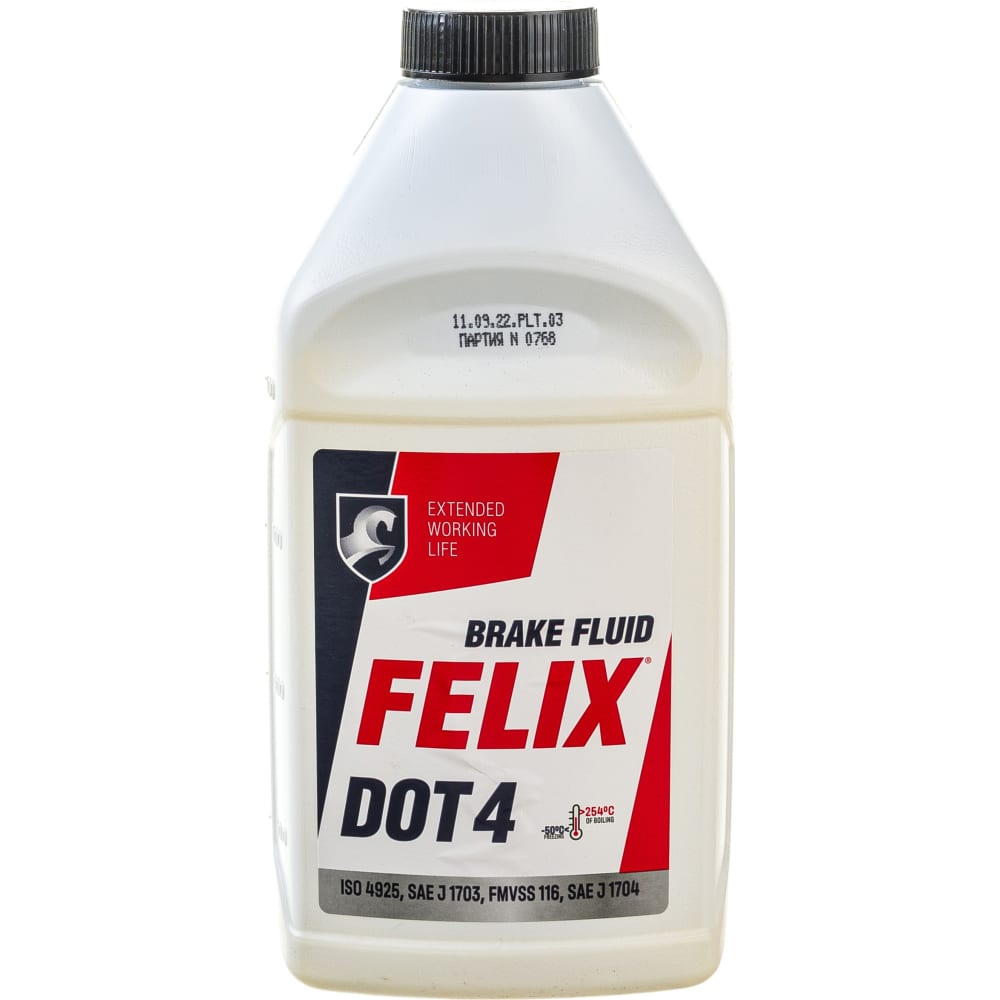 Тормозная жидкость FELIX тормозная жидкость лукойл дот 3 0 910 кг 1338294