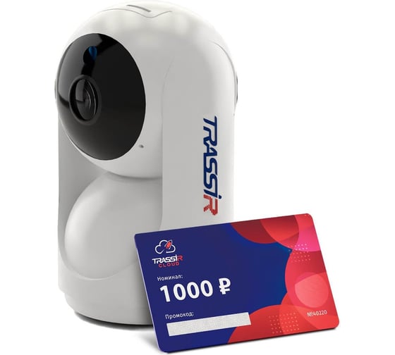 Изображение товара Видеокамера Trassir TR-W2S1PT (Комплект TR-W2S1PT + Cloud1000) УТ-00075353