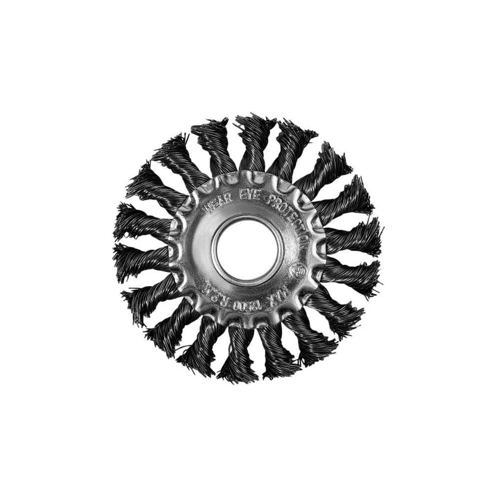 Изображение товара Корщетка дисковая P.I.T. 100 мм витая стальная проволока 0,5 мм APLS12-T100