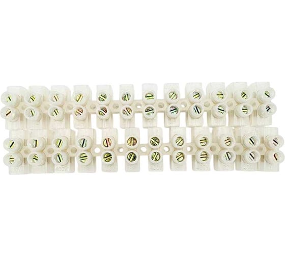 Изображение товара Клемма ООО "ОПТИКОМ ЭЛЕКТРИК" 12 полюсная, 6 мм2 (2шт) 3507.0236