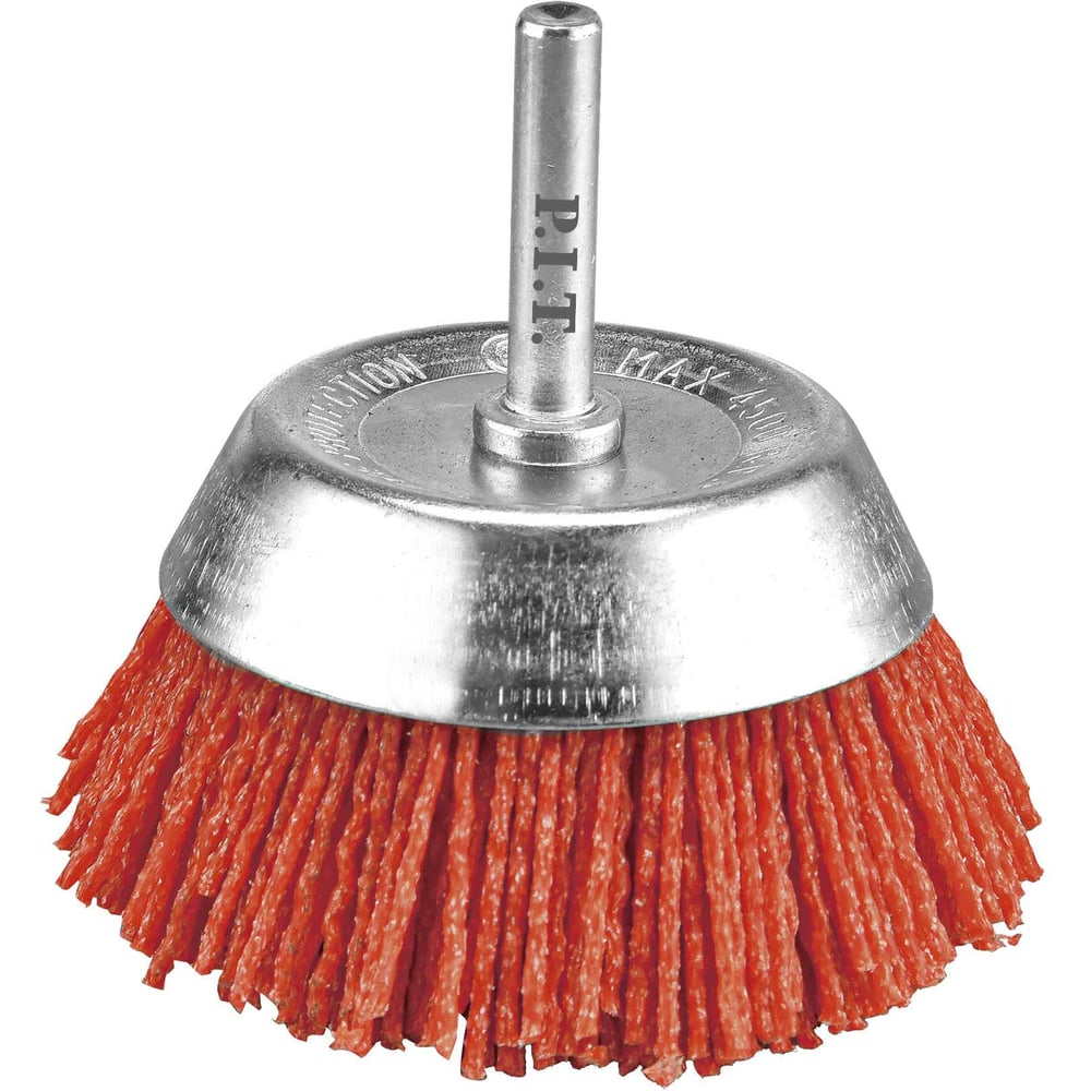 Изображение товара Чашечная щетка P.I.T. 75x1,2мм нейлоновая хвостовик 6мм