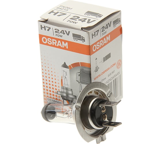 Изображение товара Автолампа H7 70 PX26d 24В 64215CLC Osram 077442