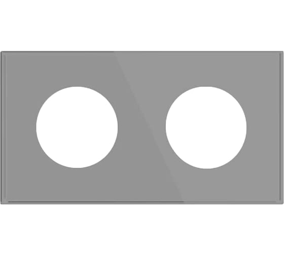 Изображение товара Рамка Arlight стеклянная FRM-GLARE-GC-2-GR 1шт 043837