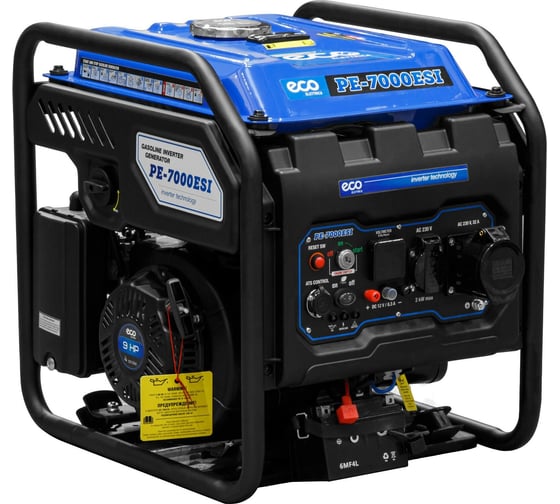 Изображение товара Электростанция ECO PE-7000ESI (генератор инверторный бензиновый) EC1710-2