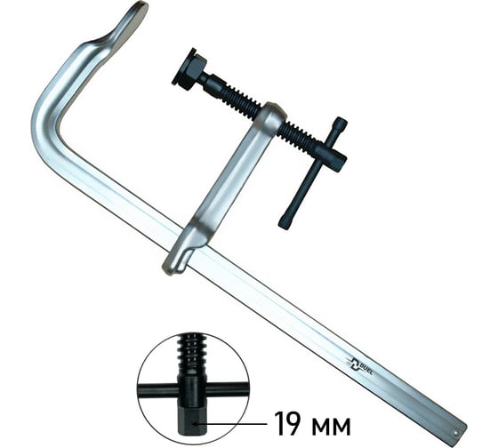 Изображение товара Кованая усиленная F-образная струбцина DUEL 180x300 мм, 37203018