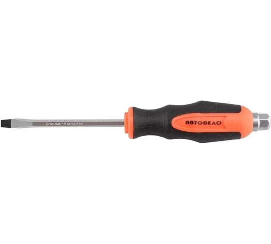 Изображение товара Отвертка шлицевая Автоdело 6x100мм сквозная с шестигранником под ключ 30851 17089