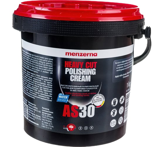 Изображение товара Паста полировальная высокоабразивная AS30 1 кг Menzerna 14992.203.870 14992.205.870