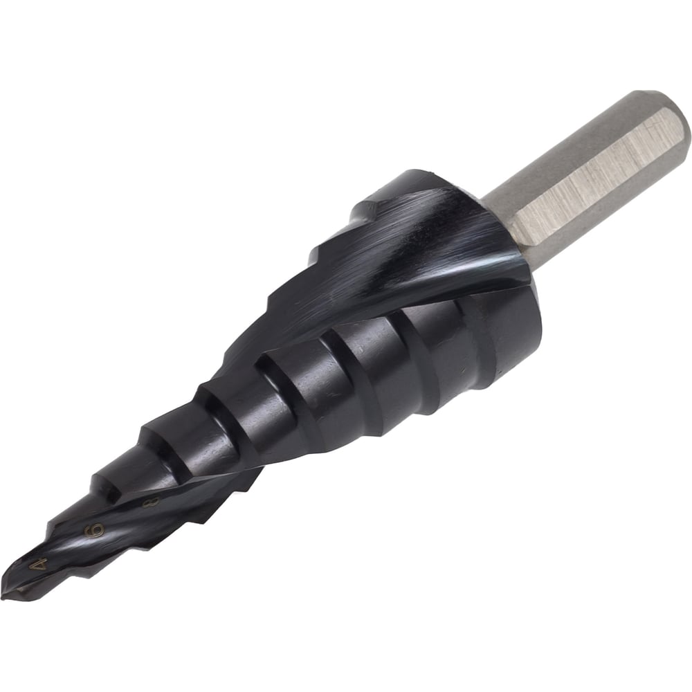 Изображение товара Сверло ступенчатое Профоснастка 3413 M35 TiALN 4-20 мм, 9 ст, хвостовик 8 мм