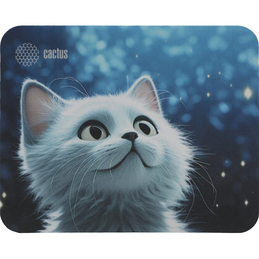 Изображение товара Коврик для мыши Cactus White Cat 220x180x2 мм CS-MPC-P06XS 2064770