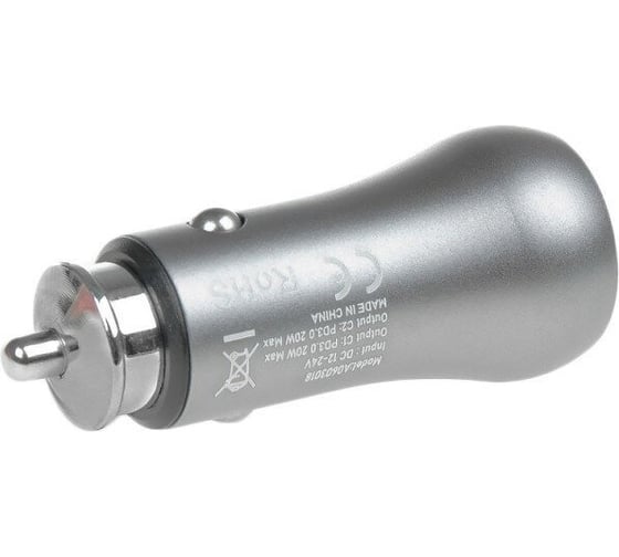 Изображение товара Адаптер автомобильный Arnezi 40W 2xType-С (PD 3.0) 12-24V в прикуриватель A0603018