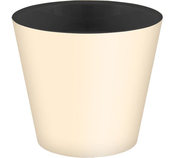 Изображение товара Горшок для цветов Idiland Rosemary D200 мм, 4 л с дренажной вставкой (светло-бежевый) 221600125/0102