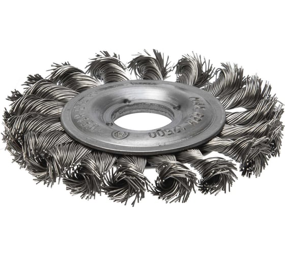 Изображение товара Щетка дисковая для УШМ Профоснастка Мастер 125 мм, ТМ № 84 RPM 12500 20108010