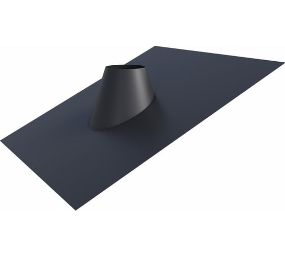 Изображение товара Кровельный проходной узел МЕТАЛЛИК И КО КПУ-Н 35х200; Оц 0.50 (RAL 9005) терм.о О0000148182