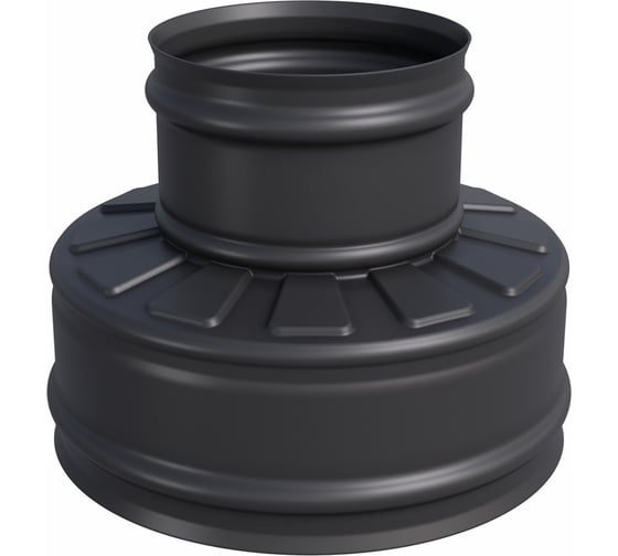 Изображение товара Оголовок без зонта МЕТАЛЛИК И КО 210х150; Оц 0.50 AISI 430 0.50 (КОНДЕНСАТ) (RAL 9005) терм.о О0000149089