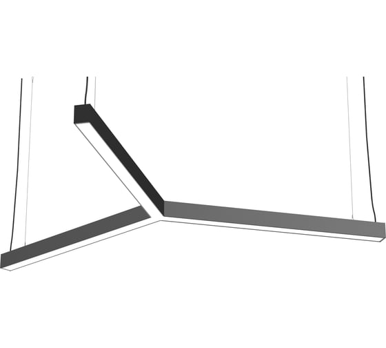 Изображение товара Аварийный светильник DIODEX Led, Микко Трит, 105Вт, 4000К, опал, черный, 1ч. DALI 4603789911534