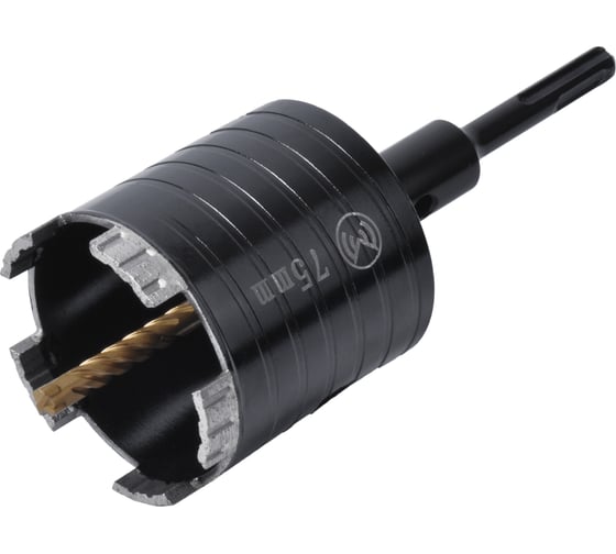 Изображение товара Коронка алмазная по бетону MONOGRAM 75 мм, 5 турбосегментов безударная 108-186